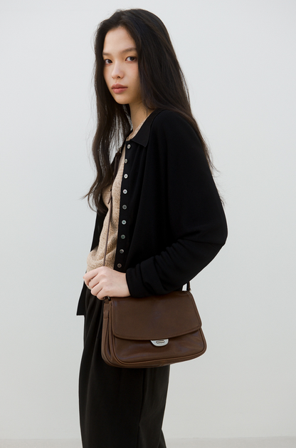 PREORDER Blep Crossbody Bag (Organ Brown)