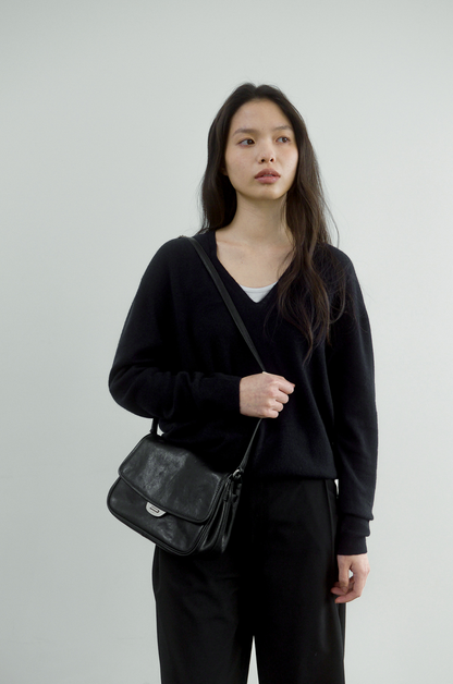 PREORDER Blep Crossbody Bag (Soft Black)