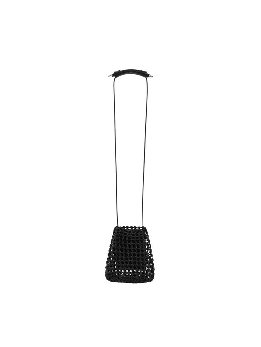 PREORDER Grid Mini Sling Bag (Soft Black)