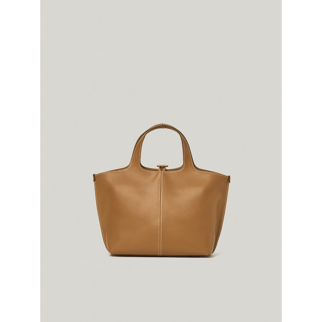 Panier Tote Bag (Nubuck Pattern Brown)
