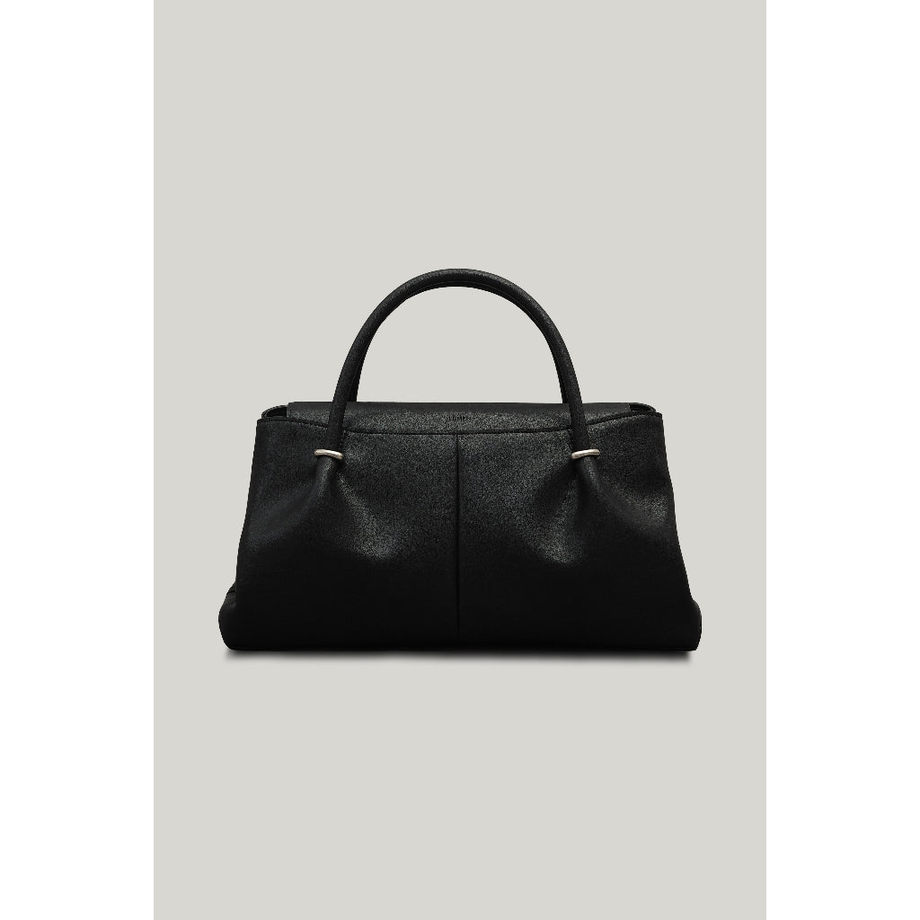 Anneau Flap Bag (Soft Black)