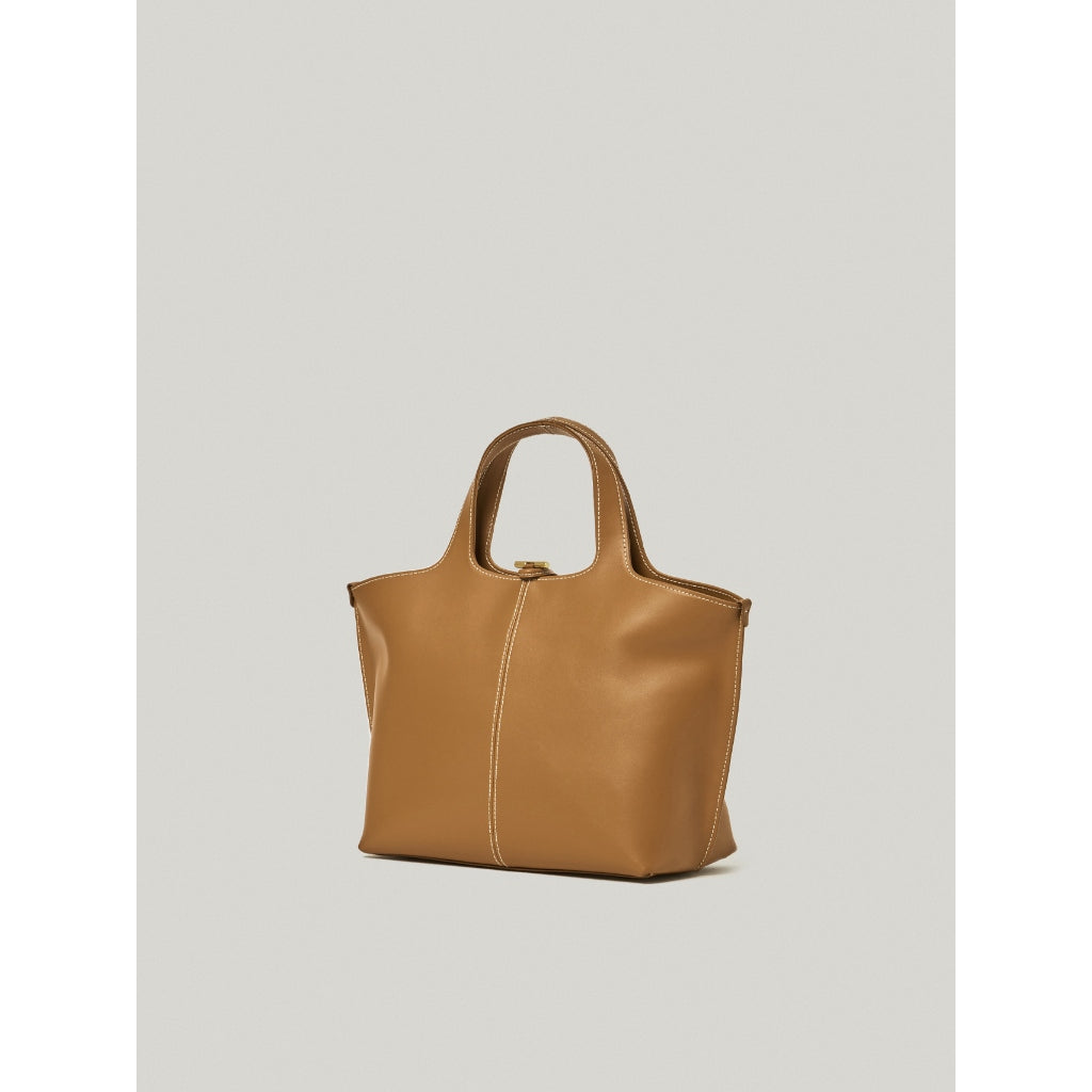Panier Tote Bag (Nubuck Pattern Brown)