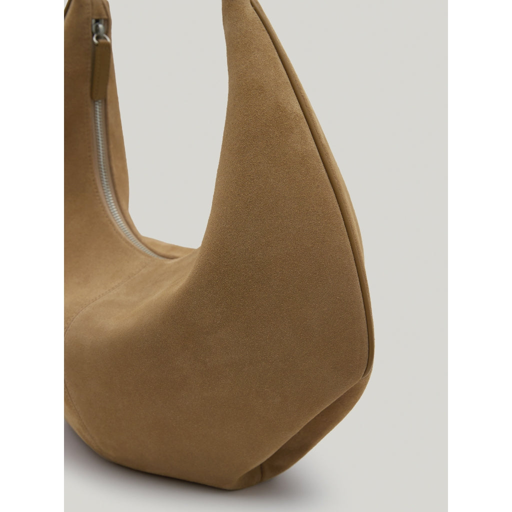 Mossy Hobo Bag (Suede Black)
