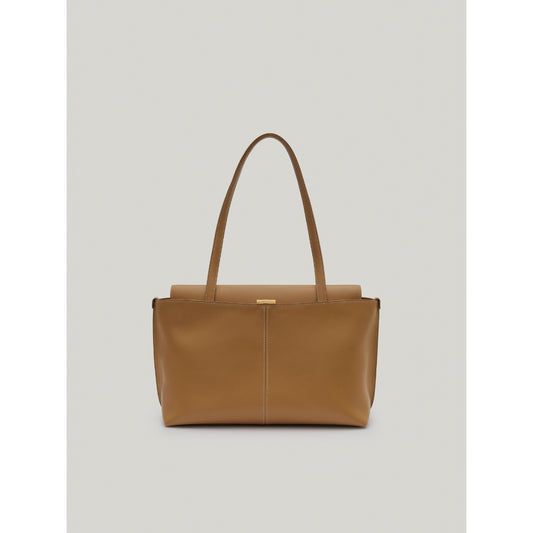 Panier Flap Bag (Tan Brown)