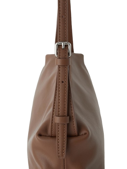 Pillow Tote Bag (Camel Brown)