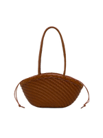 PREORDER Twig Basket Shoulder Bag (Dried Tan)